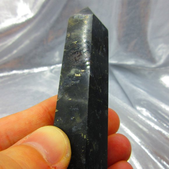Astrophyllite Polished Tower Generator Crystal Meditation Tool - Picture 4 of 7